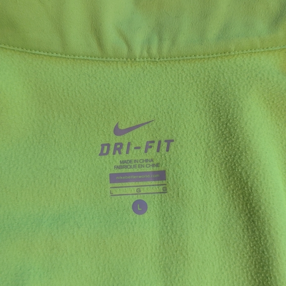 Nike Men's Black and Green Jacket - Picture 6 of 8